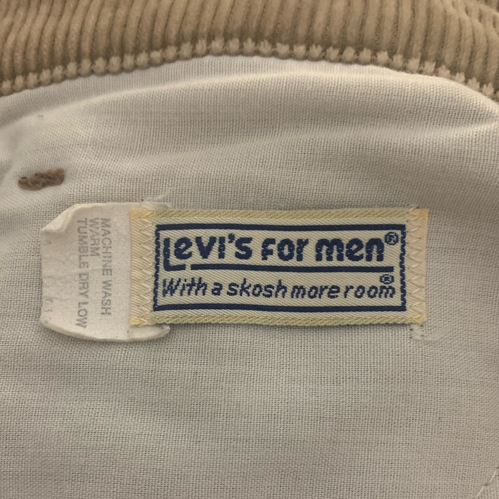 LEVI’S Tan Cords - Picture 2 of 4